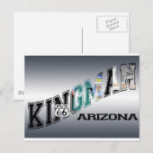 キングマンアリゾナ線66 ポストカード (正面/裏面)