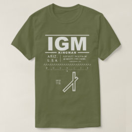 キングマン空港IGM Tシャツ