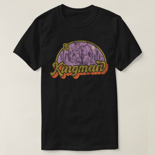 キングマン, アリゾナ州 Tシャツ (デザイン正面)