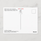 キングマン、アリゾナ1943年葉書 ポストカード (裏面)