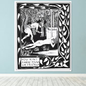 キングマーク&サー・トリストラム キャンバスプリント (インサイチュ (ウッドフロア))