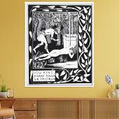 キングマーク&サー・トリストラム キャンバスプリント (インサイチュ (リビング))