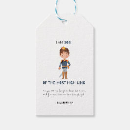 キングミニマルシンプルリストのモダン息子 ギフトタグ