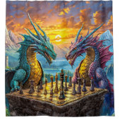 キングミーデザインバイリッチアムンギル シャワーカーテン (正面)