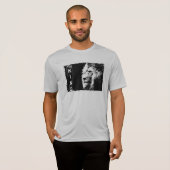 キングメンズスポーツテック競合他社シルバーテンプレート Tシャツ (正面フル)