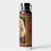 キングライオン追加の名前 ウォーターボトル (背面)