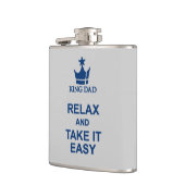 キングリラックスパパと簡単ブルーお尻フラスコ フラスク (左)