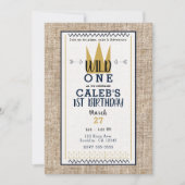 キングワイルドワンThing金ゴールドクラウン1STパーティー写真 招待状 (正面)