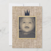 キングワイルドワンThing金ゴールドクラウン1STパーティー写真 招待状 (裏面)