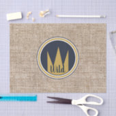 キングワイルドthing金ゴールドクラウンバーラップ誕生日パーティー 薄葉紙 (クラフト)