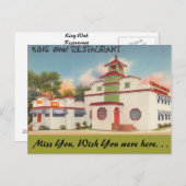 キングワレストランNew York ポストカード (正面/裏面)