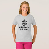 キング保を落ち着かせてチェックメイトする Tシャツ (正面フル)