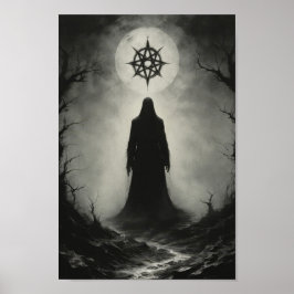 キング幽霊の前に呪われた悪魔のシンボル ポスター