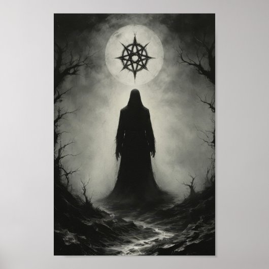 キング幽霊の前に呪われた悪魔のシンボル ポスター (正面)