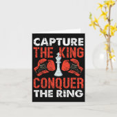 キング征服リングや輪チェスボクシング カード (黄色い花)