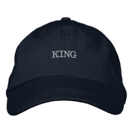 キング文字独自の文字を作成するName-Hat Sports Player 刺繍入りキャップ