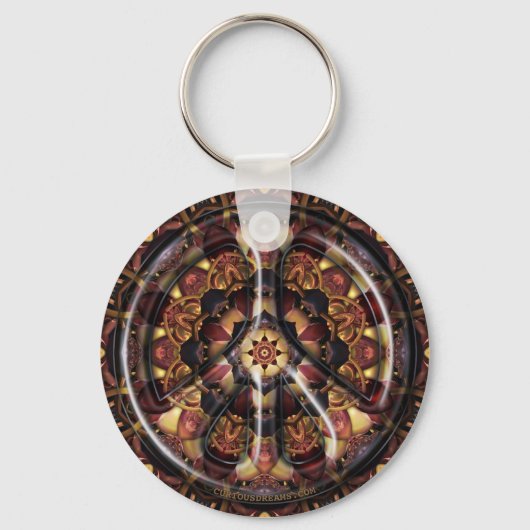 キング王室のピース キーホルダー (正面)