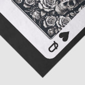 キング王室の&クイーンハートスカル&バラ 薄葉紙 (詳細)