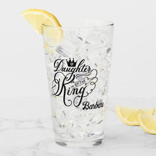 キング王室の・グラスの娘 タンブラーグラス (アイス正面)