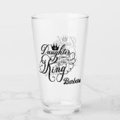 キング王室の・グラスの娘 タンブラーグラス (正面)