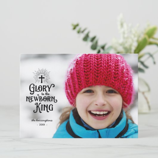 キング生まれたばかりの | 宗教的なクリスマス1 – 写真 シーズンカード (スタンド正面)