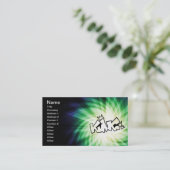 キング白熱［赤熱］光を放つグラフィティ 名刺 (スタンド正面)