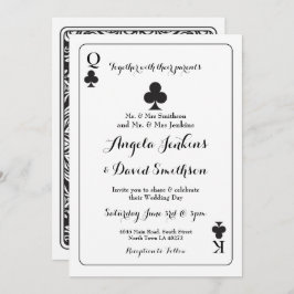 キング結婚クイーンエースクラブ遊ズカード招待状 招待状