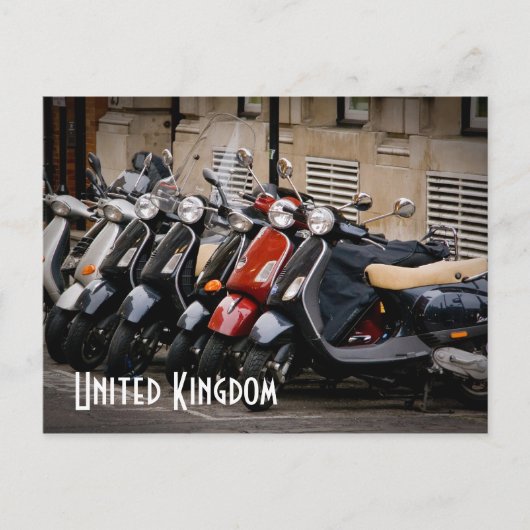 キング統一されたダムバイクはがき ポストカード (正面)