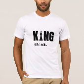 キング考え Tシャツ (正面)