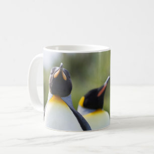 キング誇りを持ったペンギン写真 コーヒーマグカップ