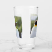 キング誇りを持ったペンギン写真 タンブラーグラス (左)