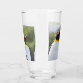 キング誇りを持ったペンギン写真 タンブラーグラス (右)