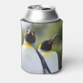 キング誇りを持ったペンギン写真 缶クーラー (缶裏面)