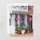 キング通りとSアルフレッドアレクサンドリアVAのコーナー ポストカード (正面/裏面)