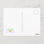 キング食べケーキマルディグラスクラウン ポストカード (裏面)