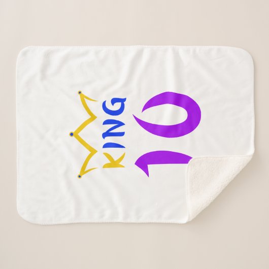 キング10 シェルパブランケット (正面(横))