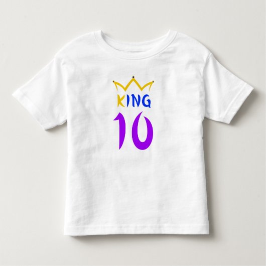 キング10 トドラーTシャツ (正面)