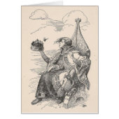 キング、すべての行事空白のグリーティングカード (正面)