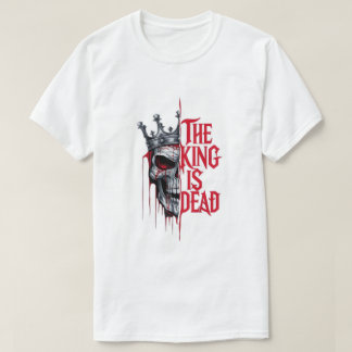 キング・イズ・デッド・スカル Tシャツ