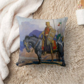 キング・エドワード・ビューズ・ザ・バトルc.1921年、西暦 クッション (ブランケット)