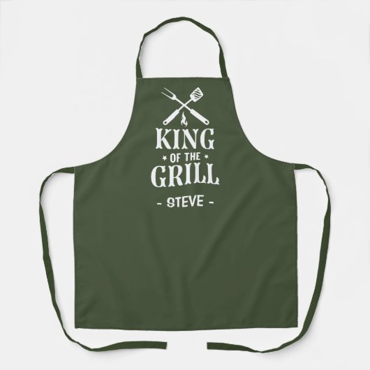 キング・オブ・グリル オーダーメイドBBQ エプロン (正面)
