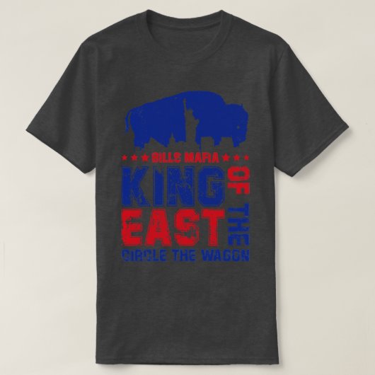 キング・オブ・ザ・イースト・ビルズ・マフィア・ニューヨーク Tシャツ (デザイン正面)