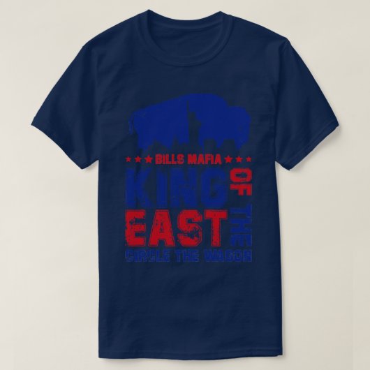キング・オブ・ザ・イースト・ビルズ・マフィア・ニューヨーク Tシャツ (デザイン正面)