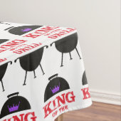 キング・オブ・ザ・グリル、ブラックパープルクラウン レッド テーブルクロス (インサイチュ)