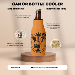 キング・オブ・ザ・グリル 缶ビール・ボトルクーラー ボトルクーラー