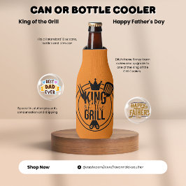 キング・オブ・ザ・グリル 缶ビール・ボトルクーラー ボトルクーラー