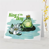 キング・オブ・ザ・デイ – ビッグ・グリーティング・カード カード (黄色い花)