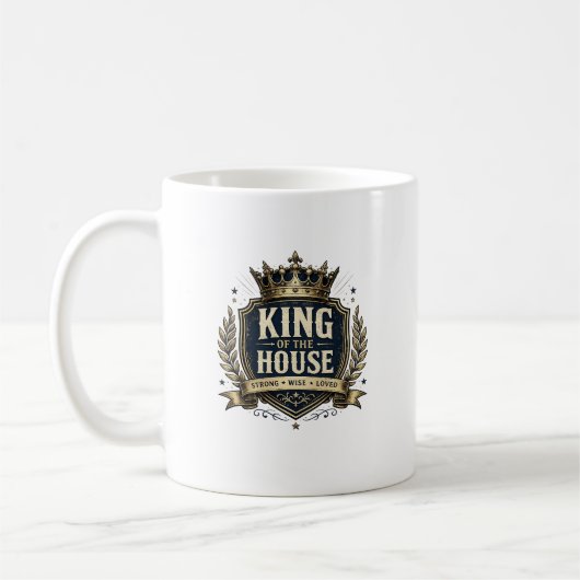 キング オブ ザ ハウス おもしろ ロイヤル ファーザー コーヒー マグ (左)