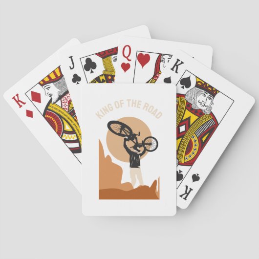 キング・オブ・ザ・ワールドカッコいい – 自転車 トランプ (裏面)