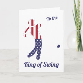 キング・オブ・スイング |アメリカ国旗 |父の日 カード
